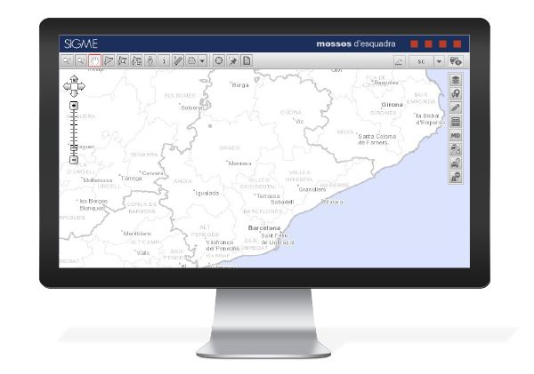 SIGME - GIS Police of Catalan Government